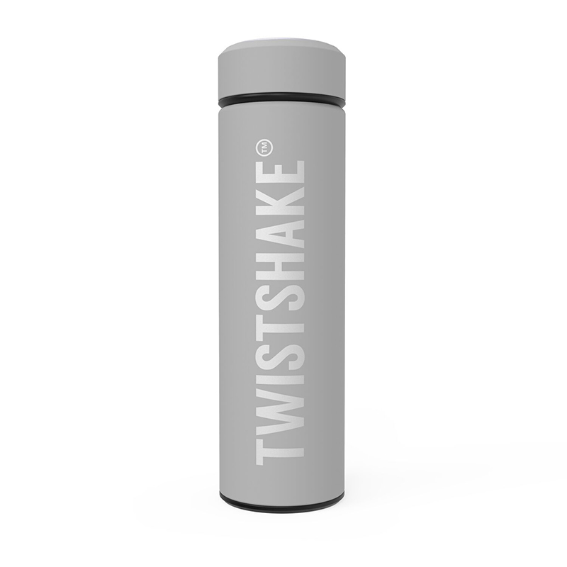 Photo de Twistshake® Bouteille isotherme Hot Or Cold 420ml - Pastel Grey