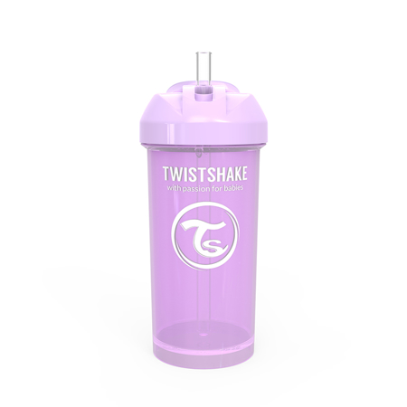 Photo de Twistshake® Gobelet à paille 360ml (12+M) - Pastel Purple