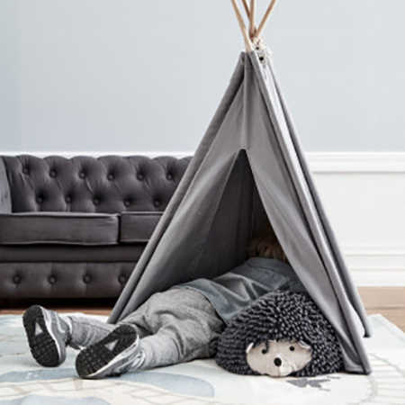 Kids Concept®  Mini Tipi Tente Grey