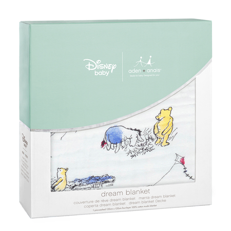 Aden+Anais® Couverture de rêve en coton Disney Winnie The Pooh 120x120
