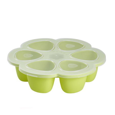 Beaba® Moule multi-portions en silicone 6x90ml Green