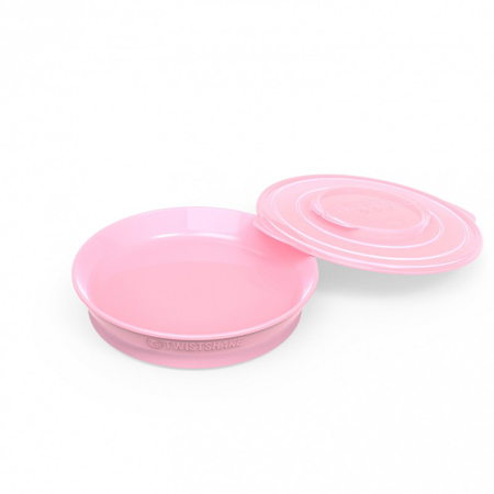 Twistshake® Assiette 430ml (6+M) - Pastel Pink