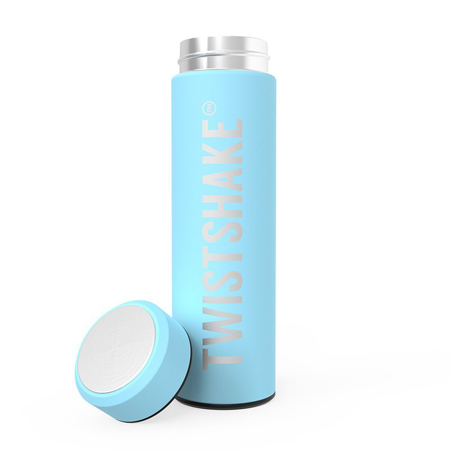 Photo de Twistshake® Bouteille isotherme Hot Or Cold 420ml - Pastel Blue
