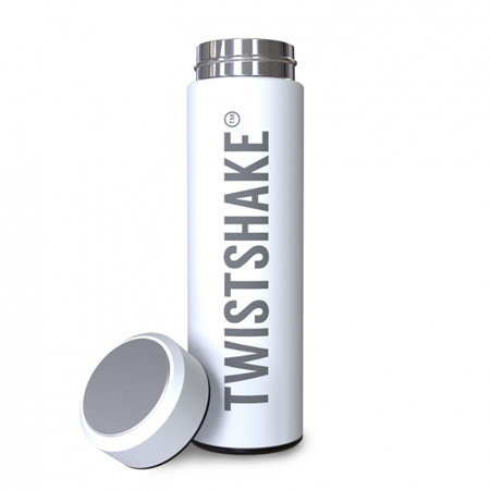 Photo de Twistshake® Bouteille Isotherme Hot Or Cold 420ml - White