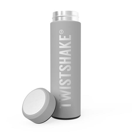 Photo de Twistshake® Bouteille isotherme Hot Or Cold 420ml - Pastel Grey
