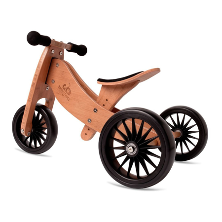 Kinderfeets® Draisienne-Tricycle en bois Tiny Tot Plus 2en1 Bamboo 