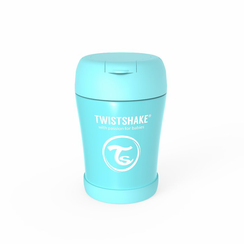 Photo de Twistshake® Contenant alimentaire en acier inoxydable 350 ml Blue