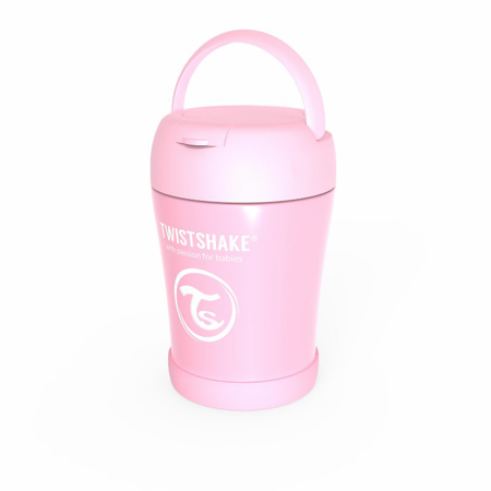 Photo de Twistshake® Contenant alimentaire en acier inoxydable 350 ml Pink