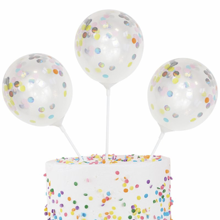Ginger Ray® Ballons décoratifs pour gâteau Pastel Party 5 pièces