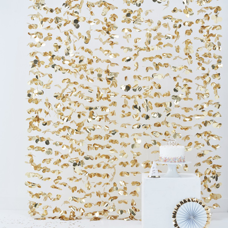 Photo de Ginger Ray® Toile de fond Gold Pick and Mix