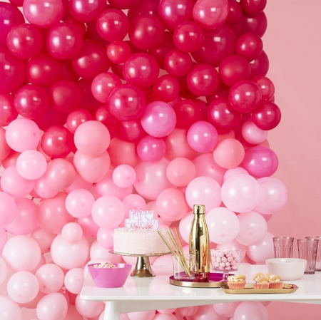 Photo de Ginger Ray® Mur de ballons Ombre Pink