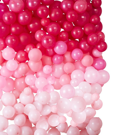 Ginger Ray® Mur de ballons Ombre Pink