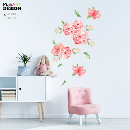 Pick Art Design® Stickers muraux Fleurs