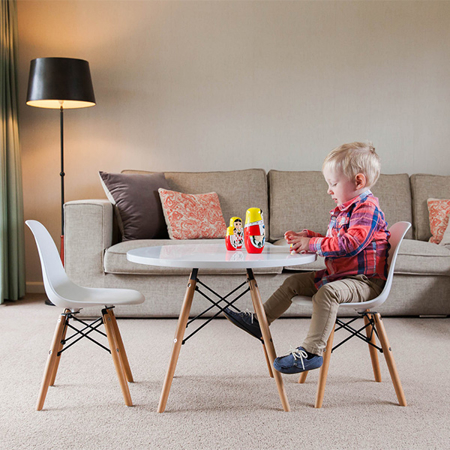 Photo de Chaise pour enfants d'inspiration scandinave, EM Furniture, White