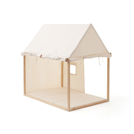 Photo de Kids Concept® Tente/Maison de jeu en bois Natural White