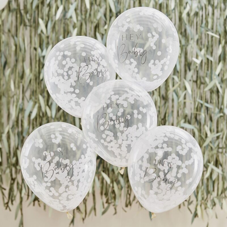 Photo de Ginger Ray® Ballons confetti Hey Baby 
