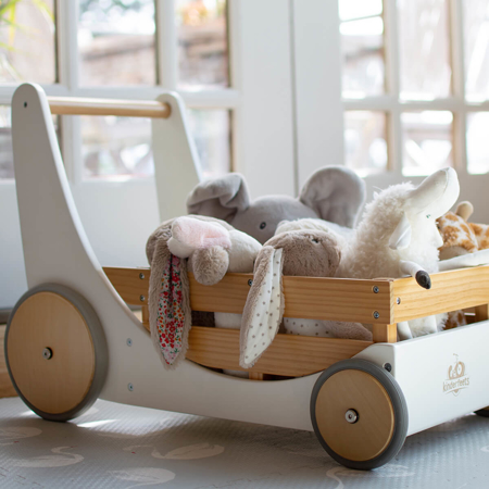 Photo de Kinderfeets® Cargo Trotteur en bois White