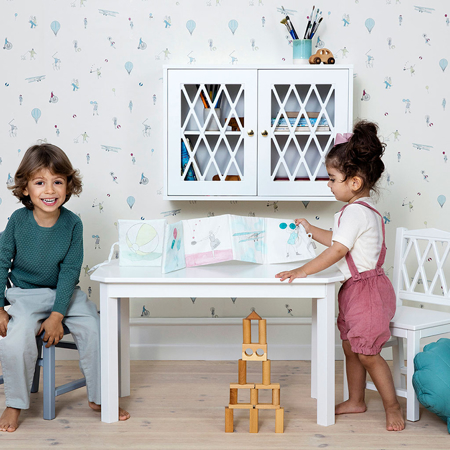 CamCam® Table pour enfants Harlequin - FSC White
