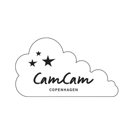 Photo de CamCam® Lit Bébé Arlequin, extrémités fermées 60x120cm - Light Sand