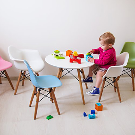 Photo de Chaise pour enfants d'inspiration scandinave, EM Furniture, Grey