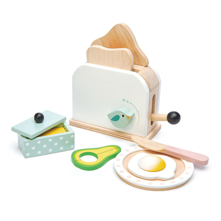 Photo de Tender Leaf Toys® Set petit déjeuner en bois - Breakfast Toaster Set