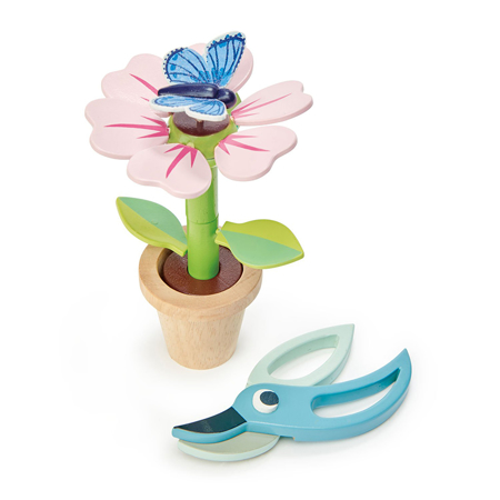 Photo de Tender Leaf Toys® Pot de Fleurs en bois - Blossom Flowerpot Set