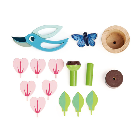 Tender Leaf Toys® Pot de Fleurs en bois - Blossom Flowerpot Set