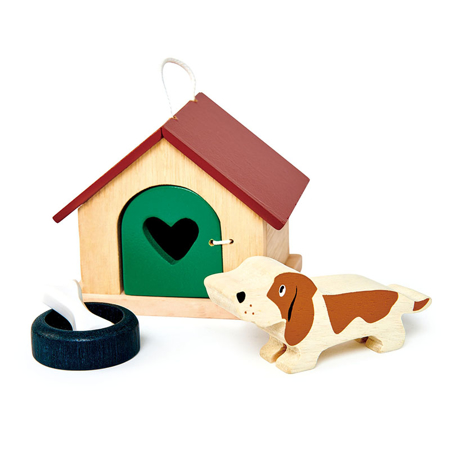 Tender Leaf Toys® Set chien en bois - Pet Dog Set