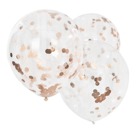 Ginger Ray® Géants Ballons à confettis Rose Gold And Blush Large 