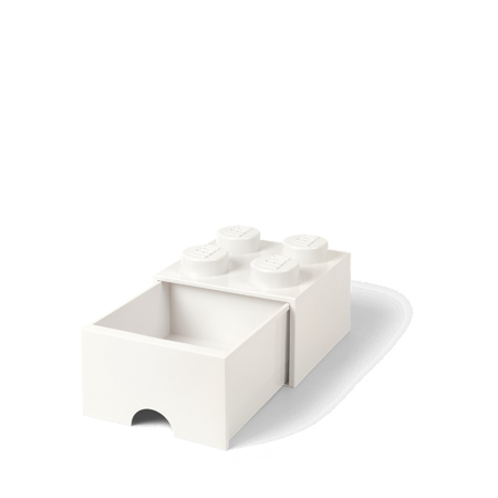 Photo de Lego® Boîte de rangement avec tiroirs - 4 - White