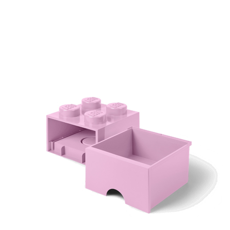Photo de Lego® Boîte de rangement avec tiroirs - 4 - Light Purple