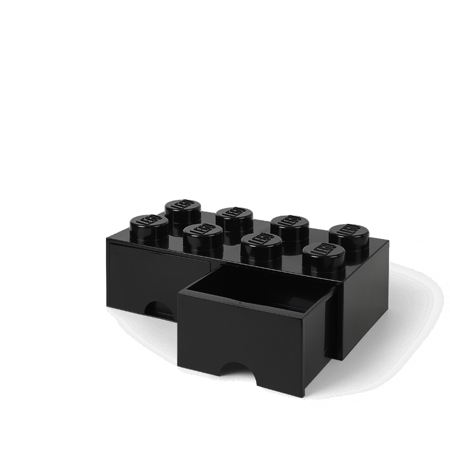 Lego® Boîte de rangement avec tiroirs - 8 - Black