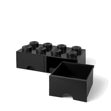 Photo de Lego® Boîte de rangement avec tiroirs - 8 - Black