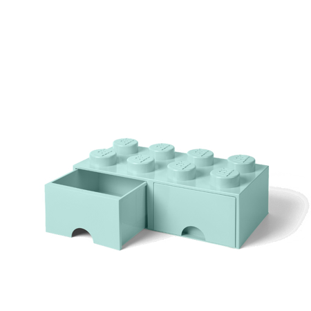 Lego® Boîte de rangement avec tiroirs  - 8 - Aqua