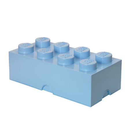 Lego® Boîte de rangement - 8 - Light Royal Blue