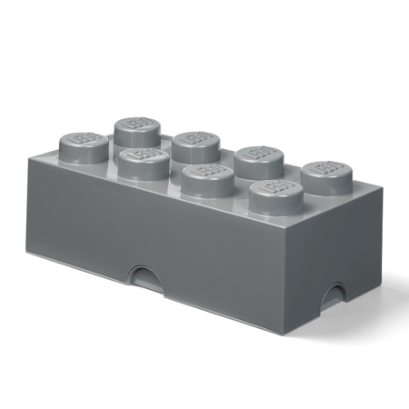 Lego® Boîte de rangement - 8 - Dark Grey