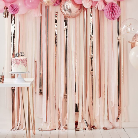 Photo de Ginger Ray® Toile de fond Party Pink & Rose Gold 