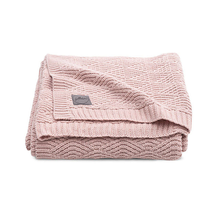 Photo de Jollein® Couverture en tricot River Knit, Pale Pink 75x100cm
