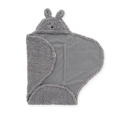 Photo de Jollein® Couverture enveloppante Bunny, Storm Grey 105x100