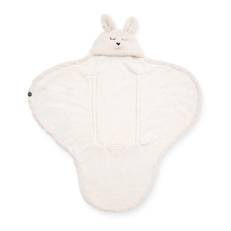 Jollein® Couverture enveloppante Bunny, Off White 105x100