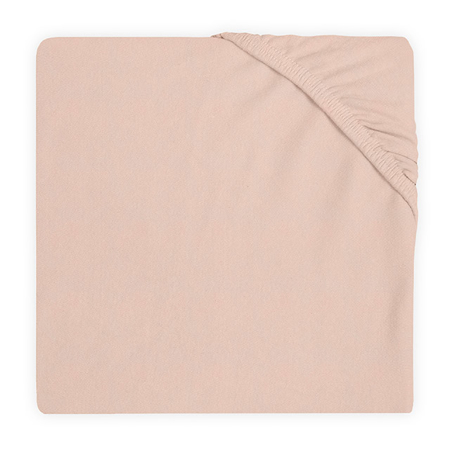 Photo de Jollein® Drap-housse Jersey Pale Pink 120x60 cm
