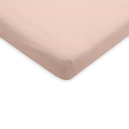 Photo de Jollein® Drap-housse Jersey Pale Pink 120x60 cm
