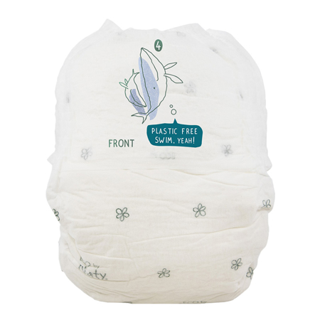 Eco by Naty® Couche à enfiler Taille 4 (8-15 kg) 22 piéces.