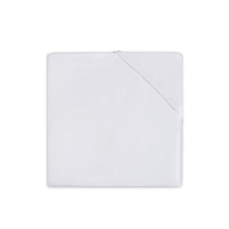 Photo de Jollein® Drap-housse Jersey White 120x60 cm