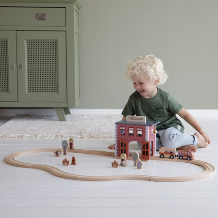 Garage  Circuit de train extension - Little Dutch – Comptoir des Kids