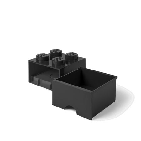 Lego® Boîte de rangement avec tiroirs - 4 - Black