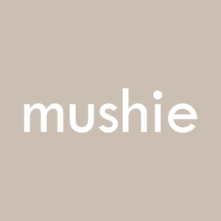 Photo de Mushie® Ensemble de 2 cuillères en silicone - Cambridge Blue/Shifting Sand