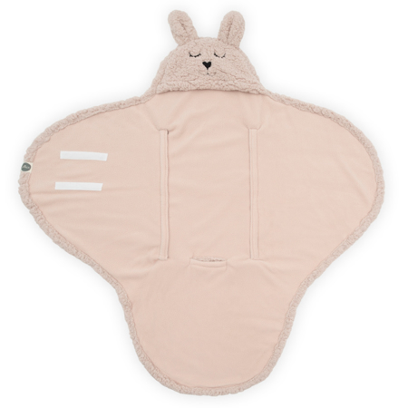 Jollein® Couverture enveloppante Bunny, Pale Pink 105x100