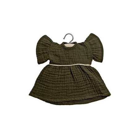 Robe Minikane® Robe en coton biologique Daisy Kaki 32cm