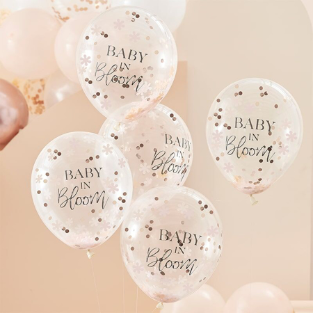 Photo de Ginger Ray® Ballons confettis Baby in Bloom